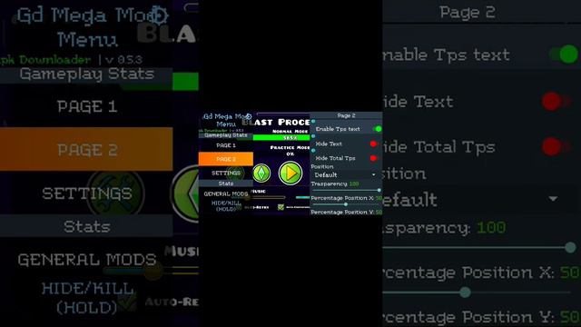 gd mega mod menu 0.5.3 смотреть онлайн