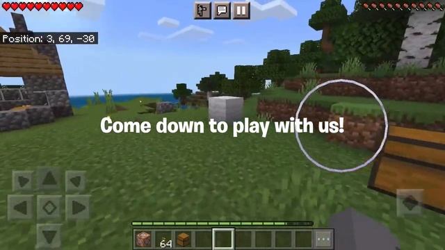 Join My Minecraft SMP Server/realm (Free) 2021! Links in description! смотреть онлайн