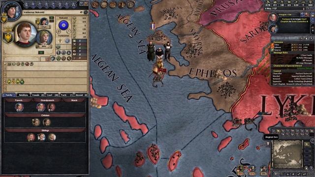Crusader Kings 2 - Monarch's Journey #4 Konstantinos II, Strategos of Samos - Part 3 смотреть онлайн