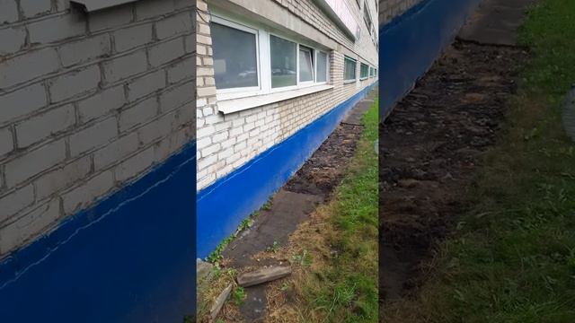 Ремонт отмостки Промыв