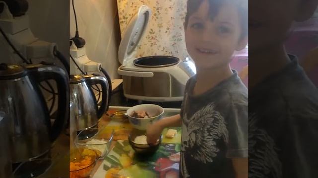 Готовим рыбный суп в мультивке