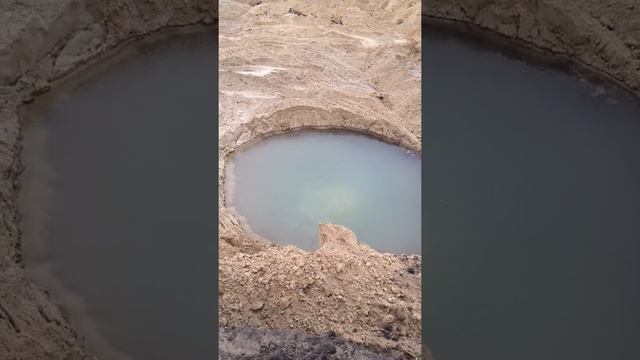 Песок. Устройство пионерного котлована