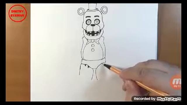 как рисовать фреди смотреть онлайн