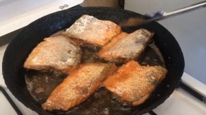 Как пожарить рыбу кефаль. Kefal baliqinin qizartmasi