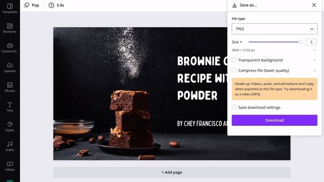 How to download Canva design in High Quality PNG? - Canva Tips смотреть онлайн