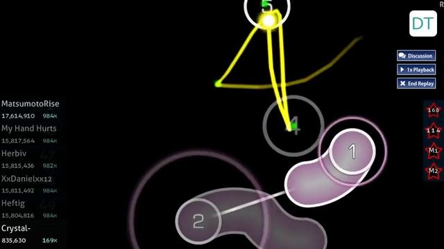 Osu! Toumei Elegy (Awaken) [Riziawa's Couple Extra] DT Clear