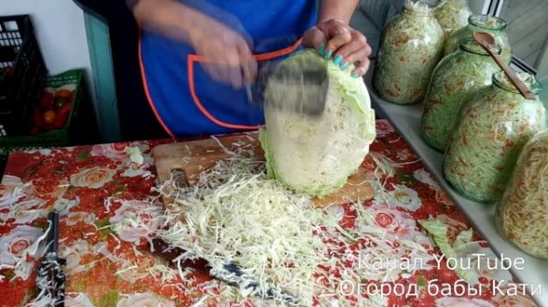 Как быстро, красиво и правильно порезать капусту для квашения. Выбираем нож для шинковки капусты.