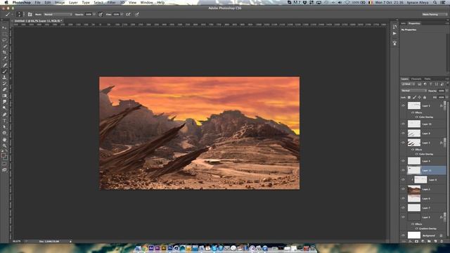 Photoshop SPEEDART Alien Planet смотреть онлайн