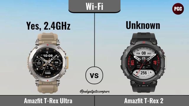 Amazfit T-Rex Ultra VS Amazfit T-Rex 2 || Full Comparison