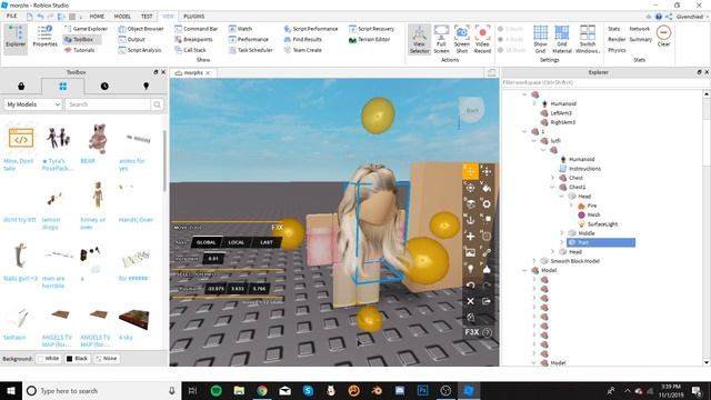 How to make a morph on ROBLOX| Tutorial (Modeling Community) смотреть онлайн