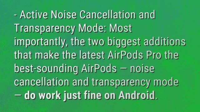 Can you use AirPods Pro noise Cancelling on Android? смотреть онлайн