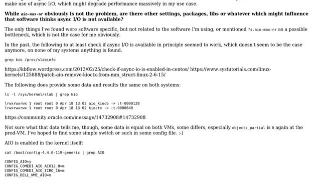 What are all/most ways to enable/disable usage of async file-io in Linux? смотреть онлайн