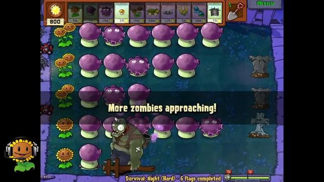 Can Gloom-shroom and Fume-shroom beat EVERY Survival Level? смотреть онлайн