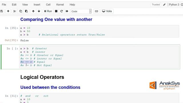 Python - Operators in Tamil | Arithmetic, Relational and Logical Operators | Learn Python in Tamil смотреть онлайн