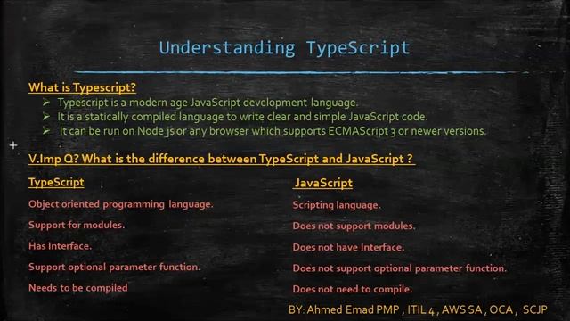 2- Angular 2+ - Introduction to TypeScript - All You Need To Know About TypeScript смотреть онлайн