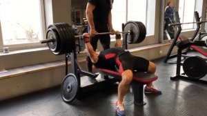 Сапожонков Андрей, жим 270 кг в рамках подготовки к ЧМ WRPF!