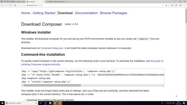 Laravel Beginner tutorial | Complete Guide to Install Laravel on windows смотреть онлайн
