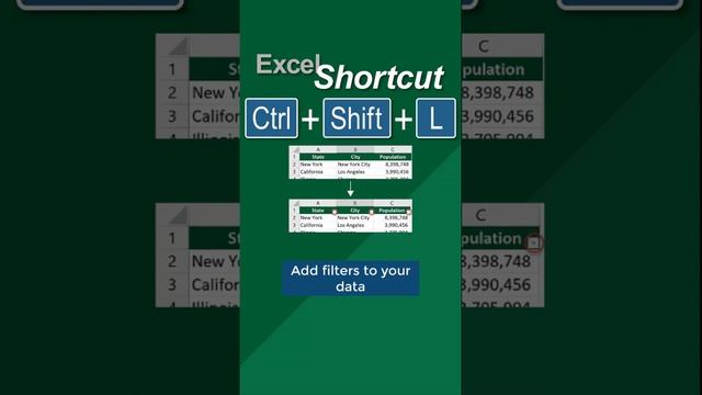 Shortcuts in #excel смотреть онлайн