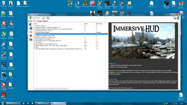 Skyrim Mod - Immersive HUD (iHUD) v 1.0 смотреть онлайн