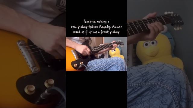 Practice making a one-pickup Gibson Melody Maker sound as if it has a front pickup. смотреть онлайн