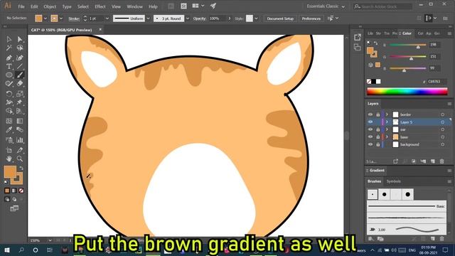 How to Draw a Cartoon Cat - Adobe Illustrator Drawing Tutorial #zlozie #cartoon #draw #illustrator смотреть онлайн