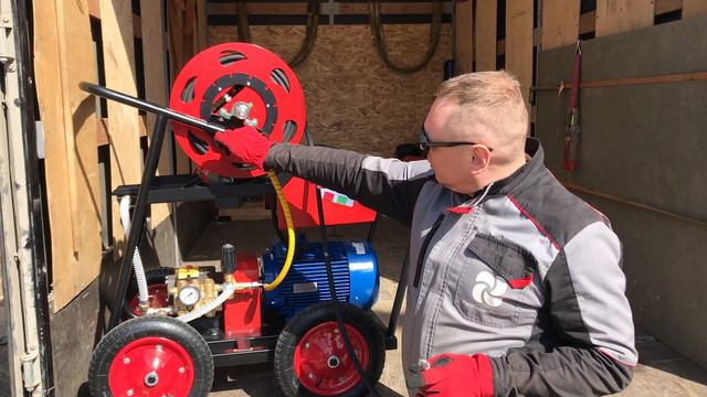 PROteus E3 250/21 - Аппарат высокого давления с электрическим двигателем на мобильной раме