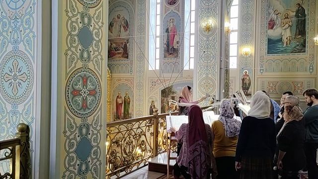 «Иже херувимы…» (Г.Н Лапаев). Регент Екатерина Артюхова. смотреть онлайн