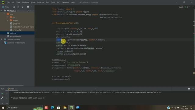 Python | Diagramm in GUI tkinter | смотреть онлайн