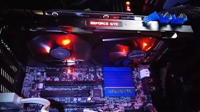 KFA2 GTX 1070 EX - Fan 1 100% / Fan 2 start stop problem смотреть онлайн