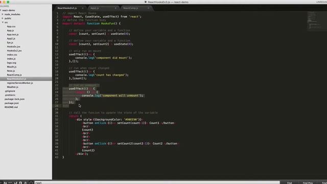 React Hooks - useEffect смотреть онлайн