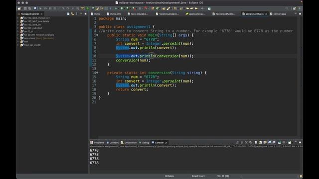 JAVA | How to write code to convert a String to a number in all ways (Integer.parseInt(xxx)) смотреть онлайн