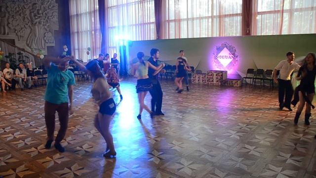 Хастл, Discofox, Siberian Fest 2018, Joke'n'Jill Beginner, финал, танец 2 смотреть онлайн