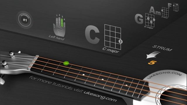 Easy Ukulele Chords - How to play C, G, Am, and F chord | Basic Ukulele Chords Progression смотреть онлайн