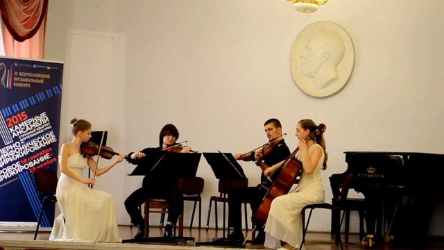 Dvorak - String Quartet No.12 in F major, Op.96 "American" (1 part) смотреть онлайн