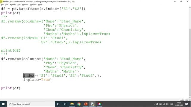 Python Pandas Part – 6 Reindexing and Altering Tables смотреть онлайн