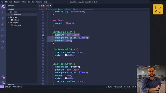 Como transformar Botão em Link/Link em Botão смотреть онлайн