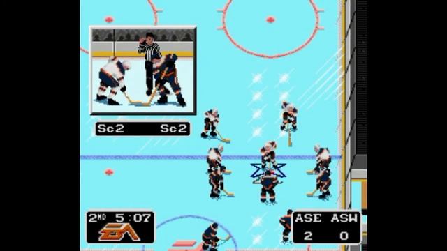 NHL 93 [SNES] Gameplay смотреть онлайн