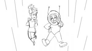 Раскадровка коллаба "Незнайка на Луне"