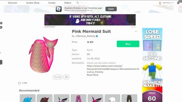 Roblox Brookhaven Outfitul FOXI SIRENA GRATIS? (cum sa il iei) смотреть онлайн