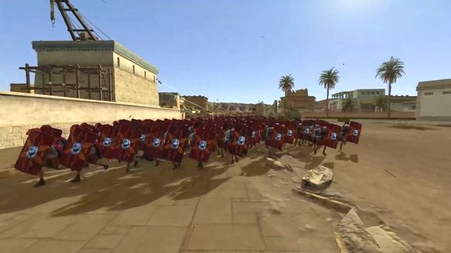 CAESAR vs PHARAOH 20K MEN SIEGE - Total War ROME 2 смотреть онлайн