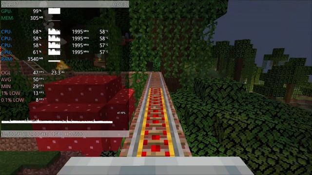 Core i3 5005U + 4GB RAM + HD Graphics 5500 = MINECRAFT смотреть онлайн