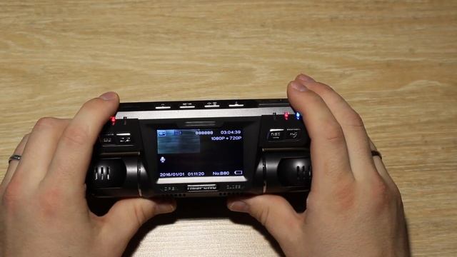 Видеорегистратор Full HD 1080 P Tiesfong B80 c двумя линзами подробный обзор Car recorder dual len смотреть онлайн