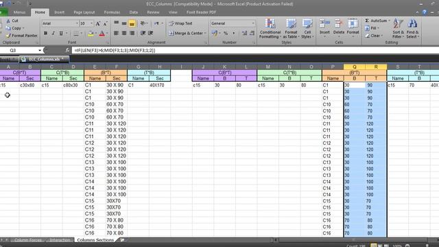 AutoCAD (12/15) " شرح كيفية اخراج النتائج وتصميم الاعمدة من برنامج الـ Etabs وبرنامج CSI column" смотреть онлайн