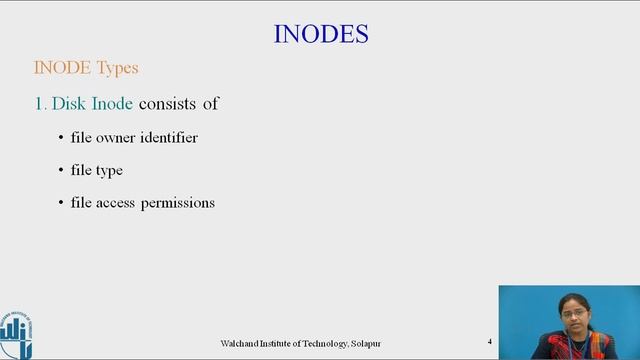 1 Internal Representation of Files Inodes смотреть онлайн