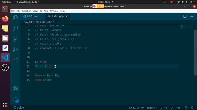 -1.1 PHP Basic Variable смотреть онлайн