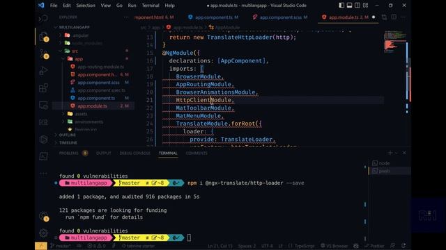 Angular and .net core multi language app Arabic and English | Create Angular App | Part 4 смотреть онлайн