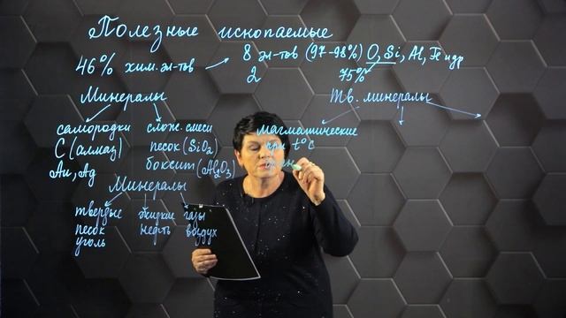 Полезные геологические химические соединения. Химический состав земной коры. 7 класс. смотреть онлайн