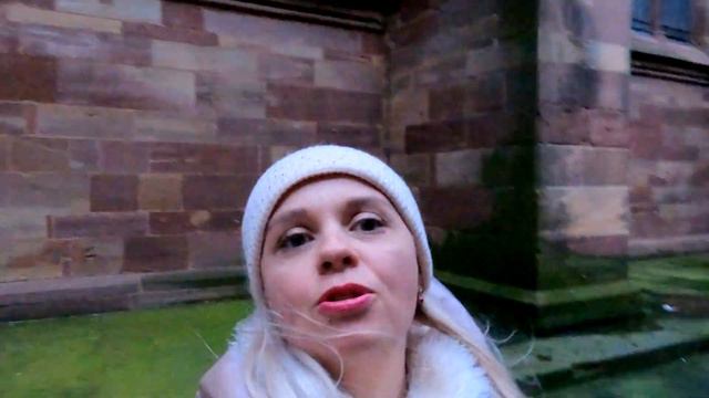 Cathedrale Notre-Dame de Strasbourg - смотровая площадка и праздничное убранство собора (France) смотреть онлайн