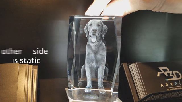 Use Any Photo To Create The Perfect Gift 🎁 3D Dog Crystal 💖 смотреть онлайн
