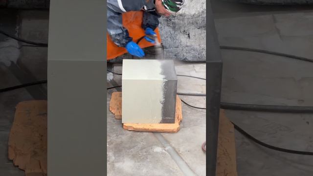 Шлифование раковины колонны. #бетон #мастеркласс #раковина смотреть онлайн